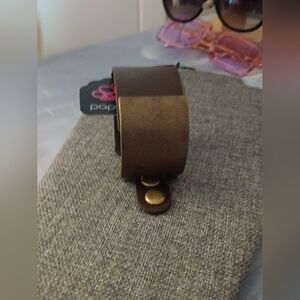 Paparazzi Brown Leather Bracelet